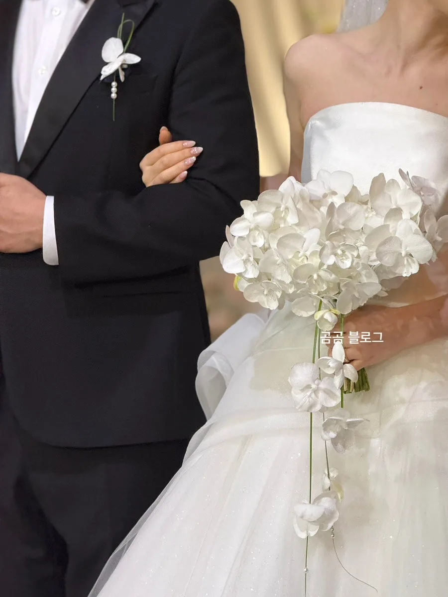 흰웨딩부케 사진 3