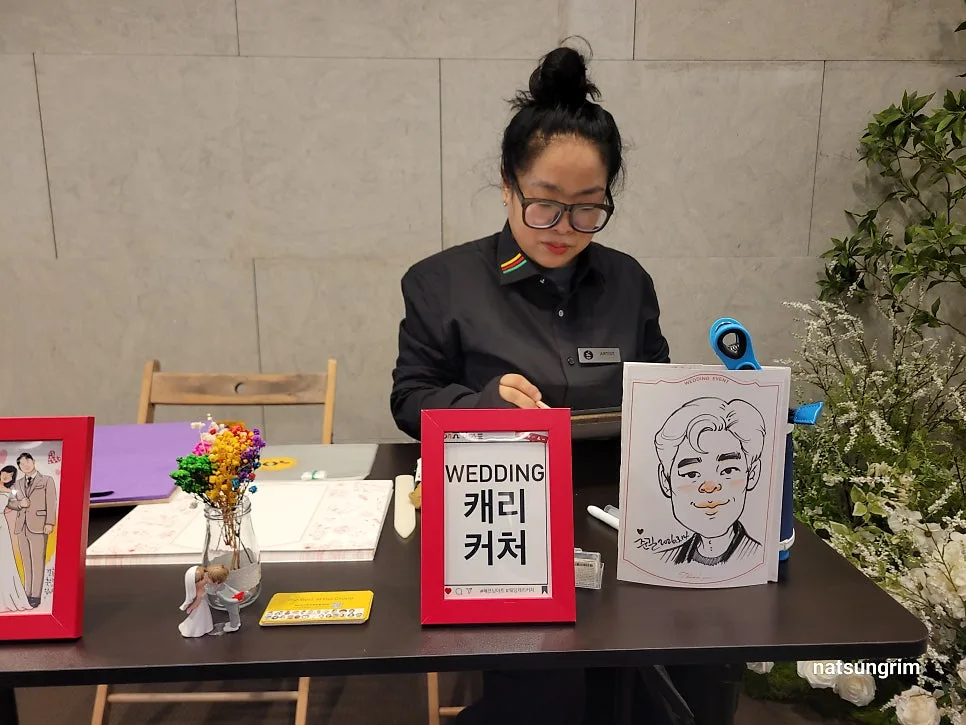 어글리프로젝트 (해프닝아트 웨딩 퀵드로잉 캐리커처) 사진 2